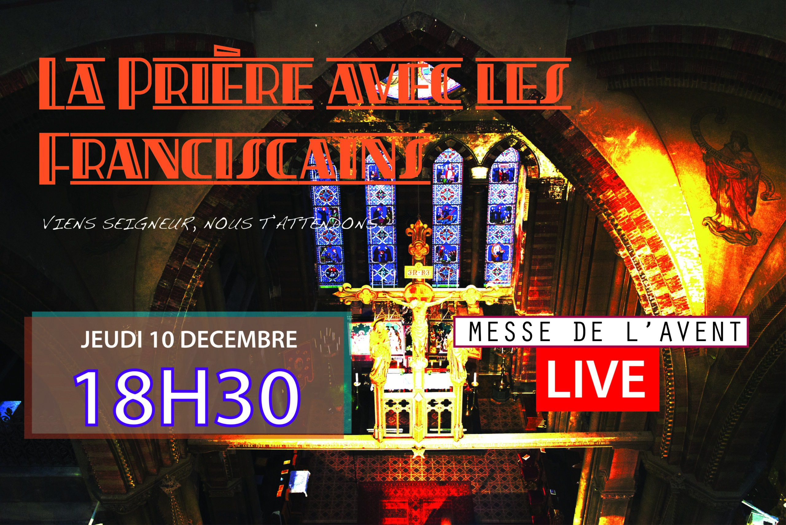 Messe du Jeudi 10 Décembre 2020 Couvent Saint Antoine Les Franciscains